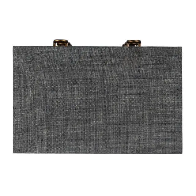 Alt view image 5 of 6 - Chatham Raffia Chest in Charcoal 9130420