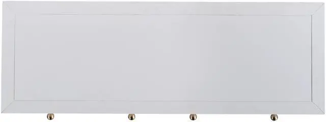 Alt view image 3 of 6 - Nora 2 Drawer Console Table in White 5739477