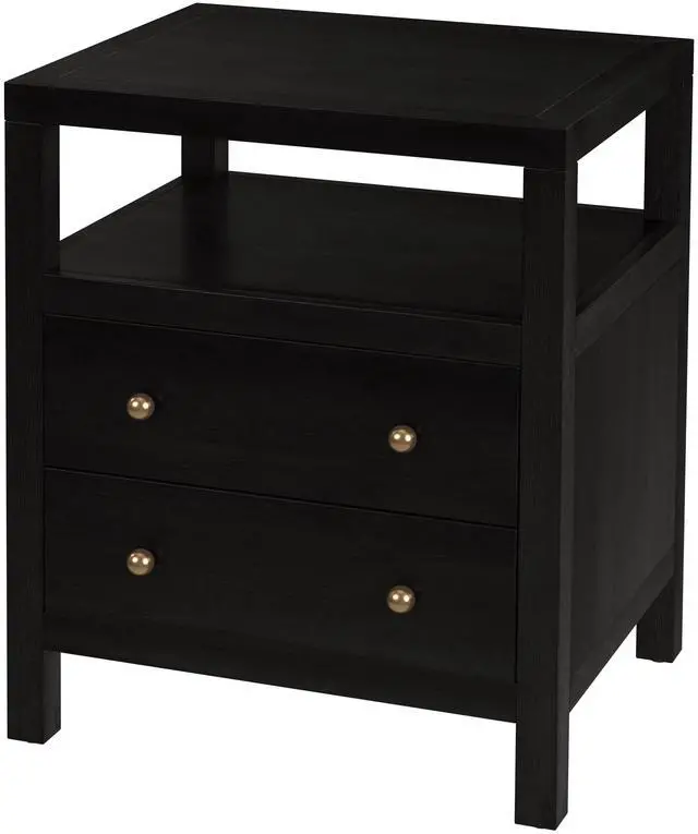Main image of Nora 2-Drawer Nightstand in Coffee 5734451