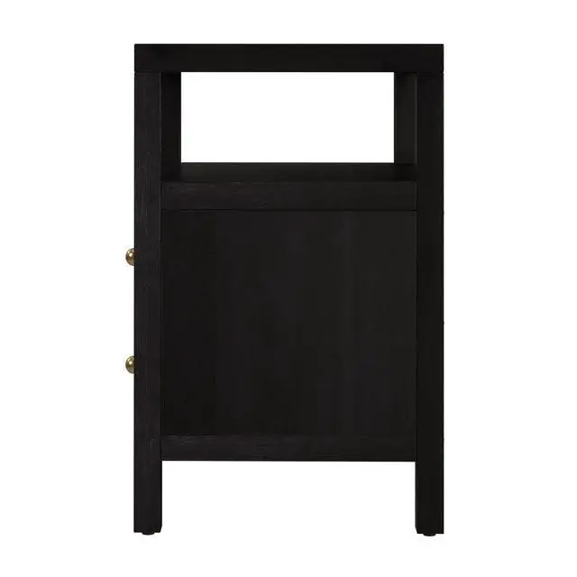 Alt view image 7 of 7 - Nora 2-Drawer Nightstand in Coffee 5734451