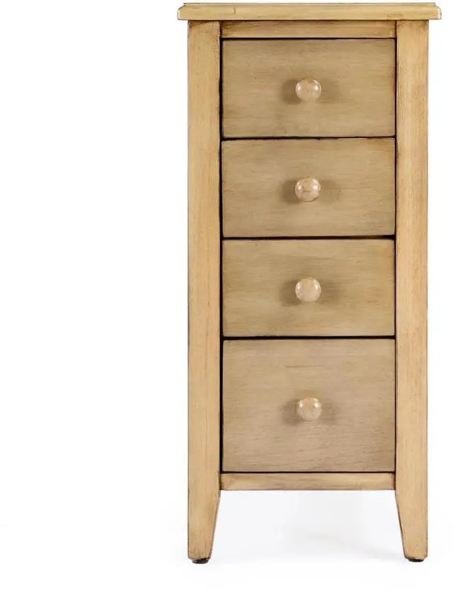 Alt view image 4 of 7 - Kelton 4 Drawer Side Table in Beige 9250424