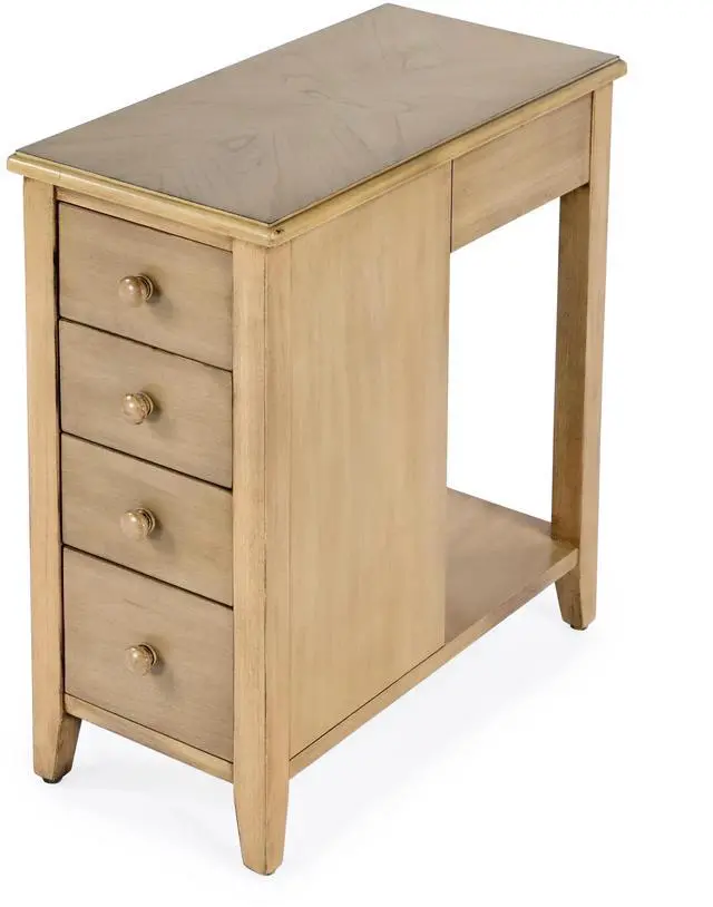 Main image of Kelton 4 Drawer Side Table in Beige 9250424