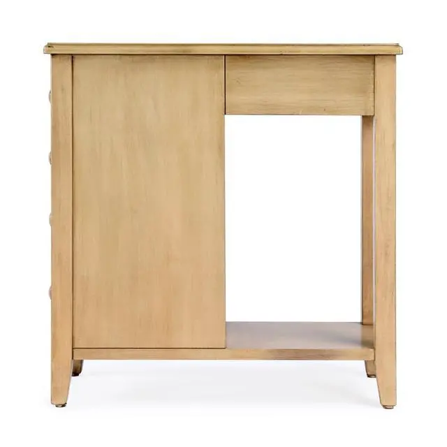 Alt view image 7 of 7 - Kelton 4 Drawer Side Table in Beige 9250424