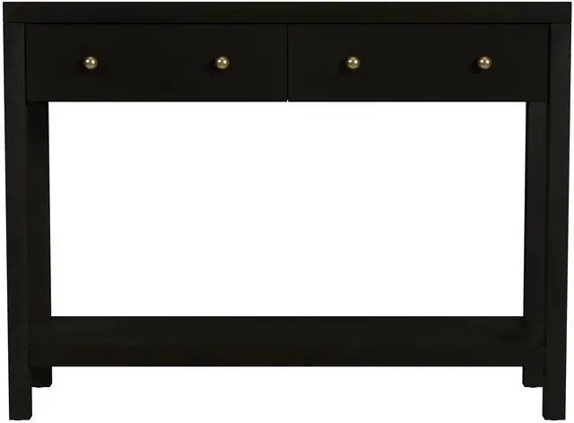 Alt view image 3 of 7 - Nora 2 Drawer Console Table in Coffee 5739451
