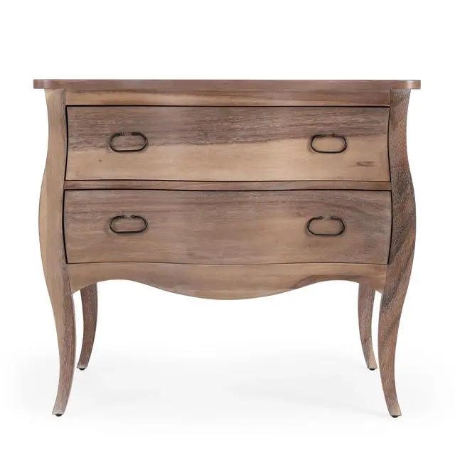 Alt view image 4 of 7 - Rochelle Natural 2 Drawer Chest in Light Brown 9307312
