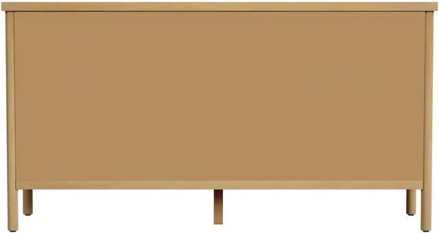 Alt view image 2 of 6 - Lennon 6 Drawer Rounded Leg Dresser in Light Brown 5755473