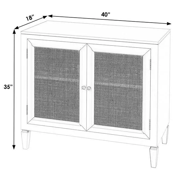 Alt view image 4 of 7 - Hyannis Console Cabinet in White 9360304