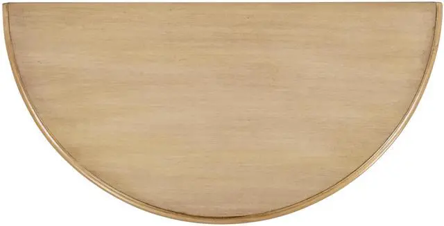 Alt view image 4 of 7 - Danielle 30" Demilune Console Table in Beige 7027424