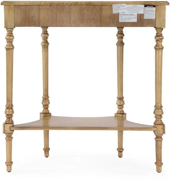 Alt view image 3 of 7 - Danielle 30" Demilune Console Table in Beige 7027424