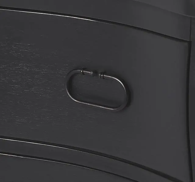 Alt view image 6 of 7 - Rochelle 2 Drawer Chest in Black 9307295