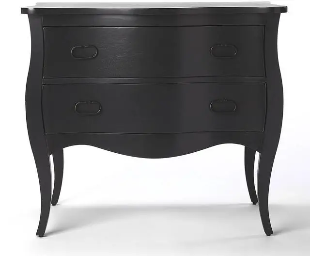 Alt view image 7 of 7 - Rochelle 2 Drawer Chest in Black 9307295