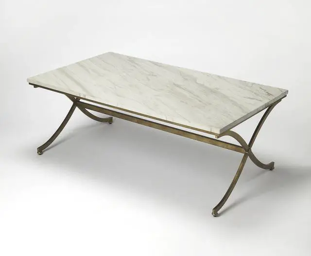 Main image of Pamina Marble Coffee Table in Gold 9322355