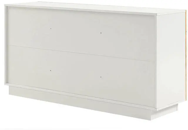 Alt view image 5 of 7 - Abel 59 Inch Burl Wood Sideboard Buffet TV Stand by Modway EEI-6848-WHI-BUR