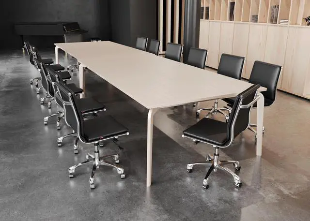 Alt view image 3 of 7 - Lider Plus Armless Office Chair and Liderato Office Chair