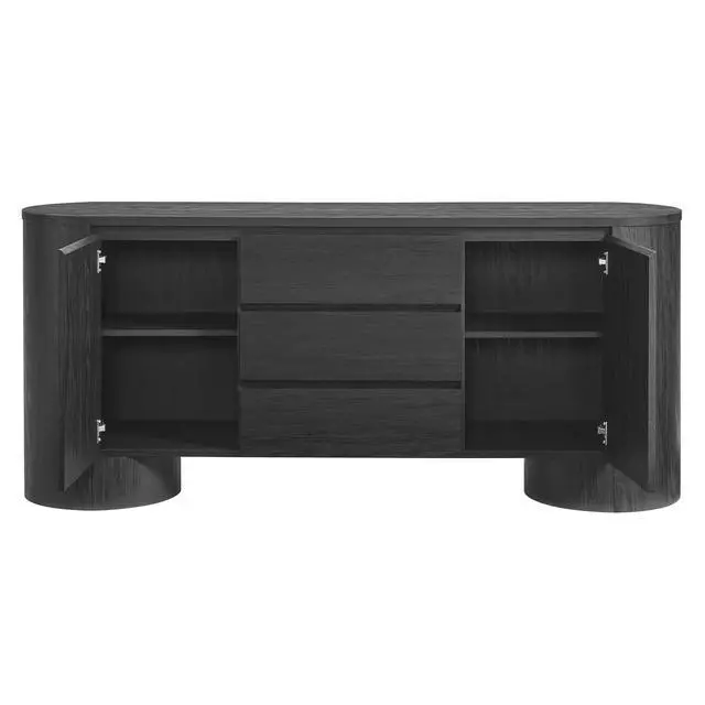Alt view image 6 of 7 - Duval 71" Rounded Sideboard Storage Cabinet by Modway