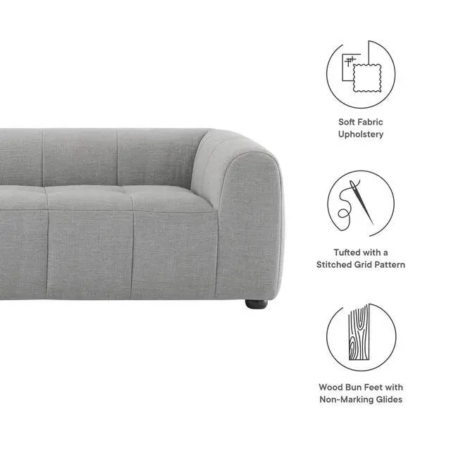 Alt view image 2 of 7 - Liana Upholstered Fabric Sofa by Modway EEI-6866