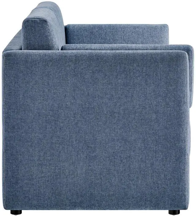 Alt view image 4 of 7 - Linden Upholstered Heathered Chenille Sofa by Modway