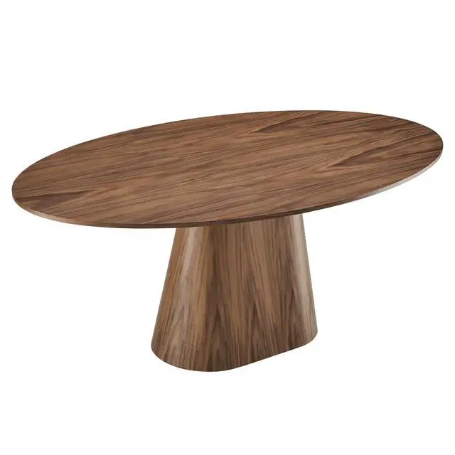 Main image of Provision 75" Oval Dining Table White EEI-4912-WHI