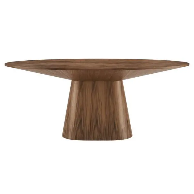 Alt view image 4 of 7 - Provision 75" Oval Dining Table White EEI-4912-WHI