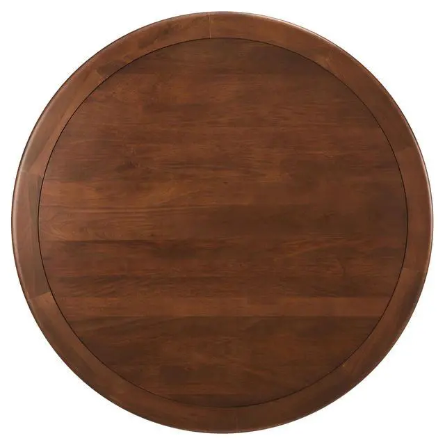 Alt view image 4 of 7 - Lippa 60" Round Pedestal Solid Wood and Metal Dining Table by Modway