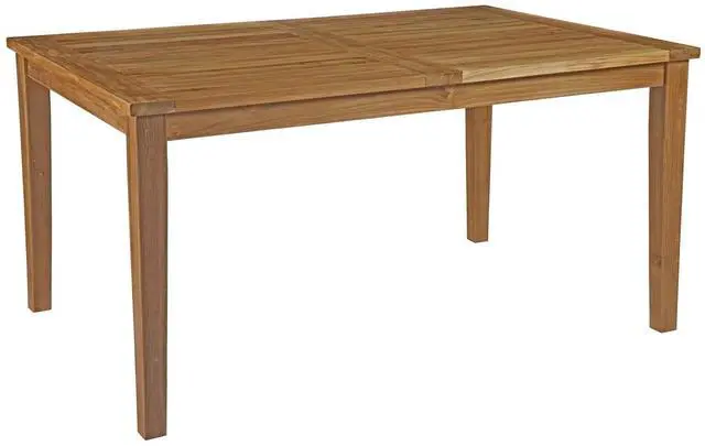 Main image of Marina Outdoor Patio Teak Dining Table by Modway EEI-2716-NAT
