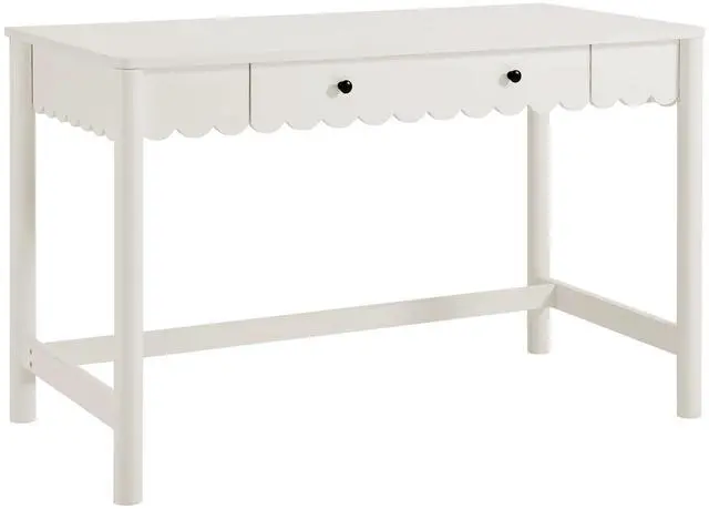Main image of Emmeline 1-Drawer Scallop Writing Desk by Modway