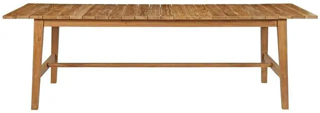 Alt view image 2 of 4 - Dorset Outdoor Patio Teak Dining Table by Modway EEI-2713-NAT