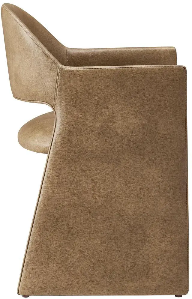 Alt view image 4 of 7 - Talia Vegan Leather Dining Armchair by Modway EEI-7442 ? Modern Dining Room Accent Chair