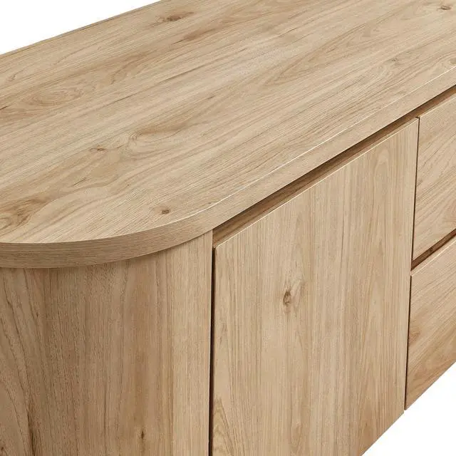 Alt view image 7 of 7 - Duval 71 Inch Oval TV Cabinet by Modway EEI-7440 Mid-Century Modern Entertainment Console