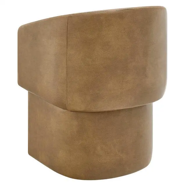 Alt view image 5 of 7 - Verity Barrel Back Vegan Leather Dining Chair by Modway EEI-7383 Modern Upholstered Design