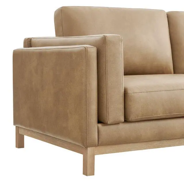 Alt view image 7 of 7 - Roscoe 81-Inch Vegan Leather Sofa by Modway EEI-7335 Modern Upholstered Seating