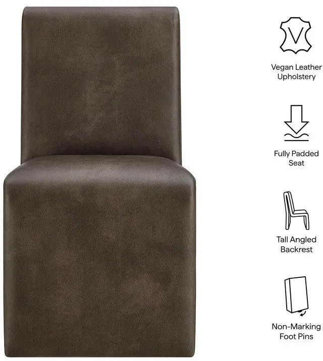 Alt view image 2 of 7 - Emory Upholstered Dining Side Chair by Modway ? Modern Performance Seating for Dining