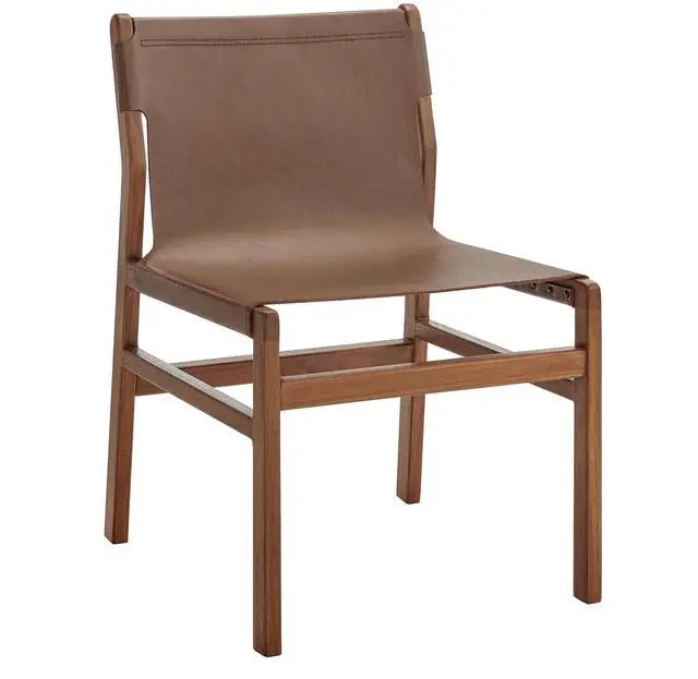 Main image of Sonora Leather Dining Chairs by Modway ? Modern Side and Dining Chair Collection