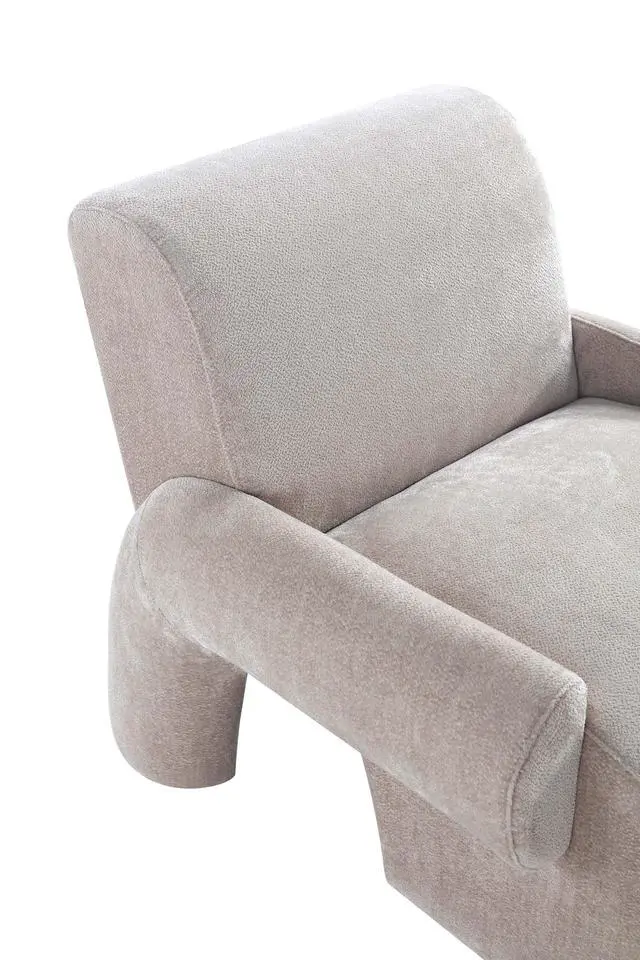 Alt view image 7 of 7 - Verandah Mid-Century Modern 2-Piece Sofa Set in Beige 2-LSAC1769-BE