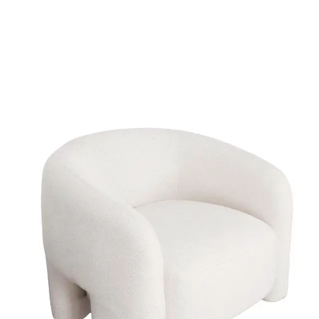 Alt view image 7 of 7 - Sylvia Modern Glam 3-Piece Sofa Set in Ivory 3-SFAC1770-AN