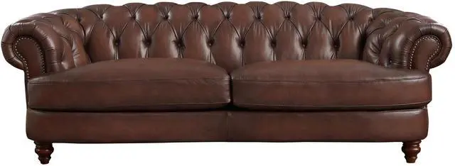 Main image of Newport Sofa Caramel Brown