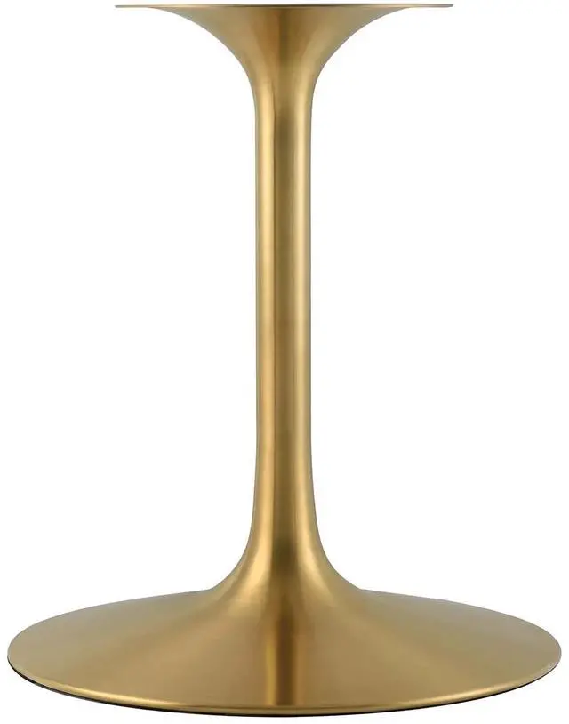 Alt view image 7 of 11 - Lippa 47" Square Dining Table - Gold White
