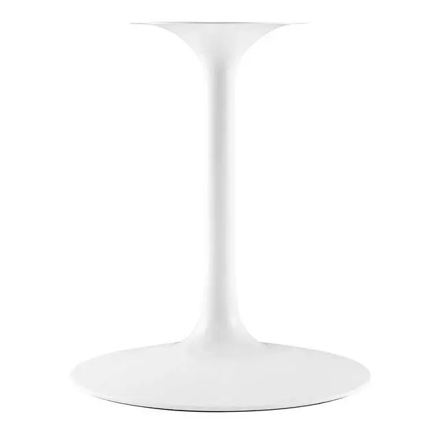 Alt view image 3 of 7 - Lippa 60" Oval Terrazzo Dining Table White White EEI-5734-WHI-WHI