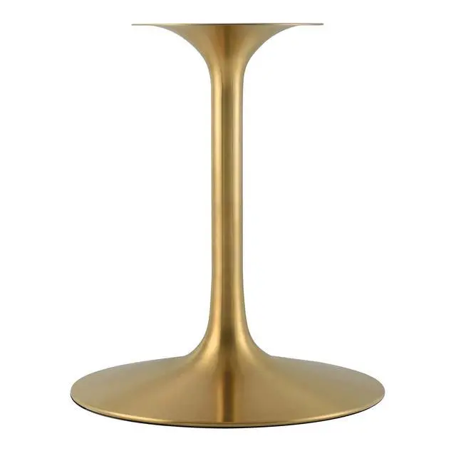 Alt view image 3 of 7 - Lippa 60" Oval Terrazzo Dining Table Gold White EEI-5736-GLD-WHI