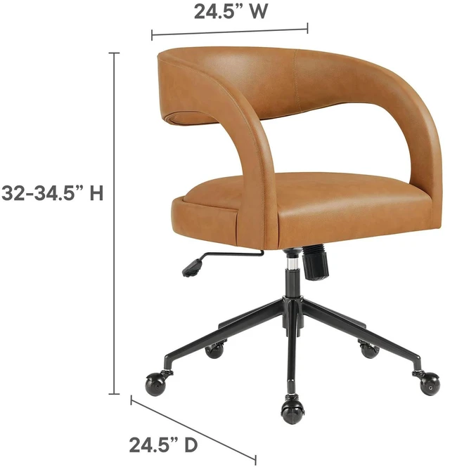 Alt view image 3 of 7 - Pinnacle Upholstered Office Chair by Modway