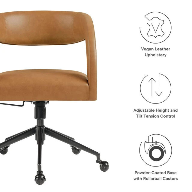 Alt view image 2 of 7 - Pinnacle Upholstered Office Chair by Modway