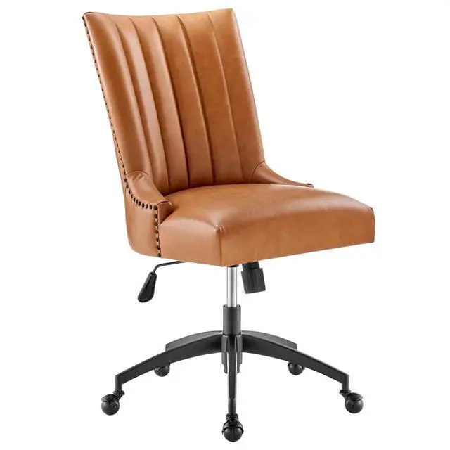 Alt view image 7 of 13 - Empower Channel Tufted Vegan Leather Office Chair