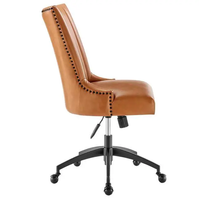 Alt view image 8 of 13 - Empower Channel Tufted Vegan Leather Office Chair