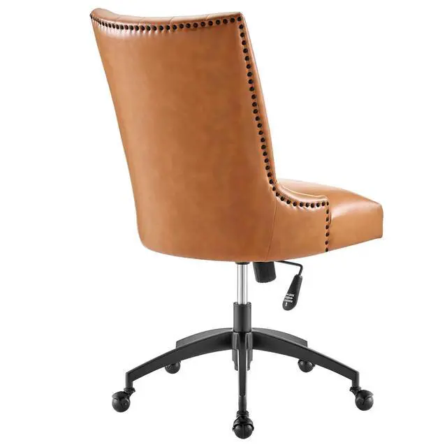 Alt view image 9 of 13 - Empower Channel Tufted Vegan Leather Office Chair