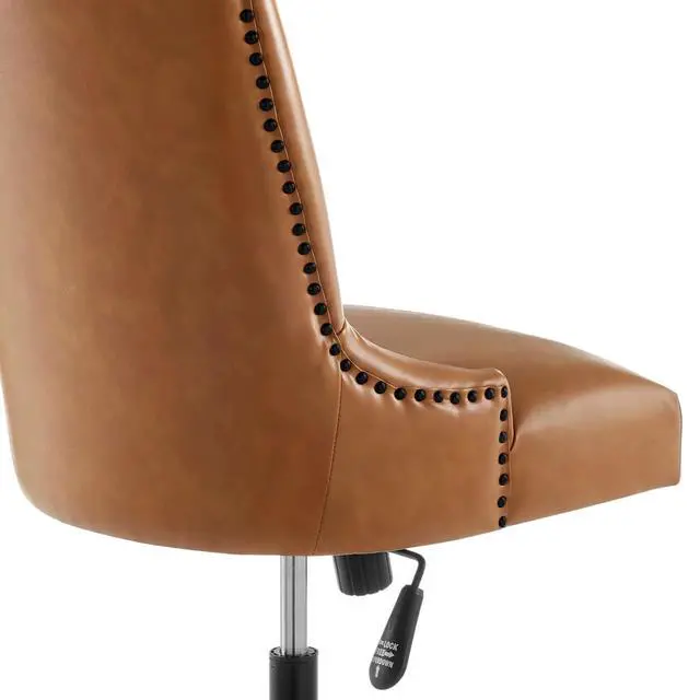 Alt view image 12 of 13 - Empower Channel Tufted Vegan Leather Office Chair