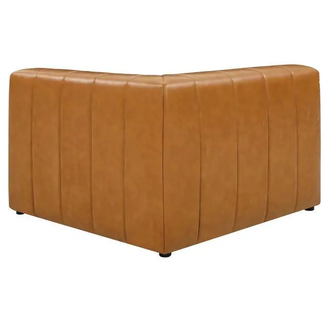 Alt view image 4 of 7 - Bartlett Vegan Leather 4-Piece Sectional Sofa Tan EEI-4519-TAN