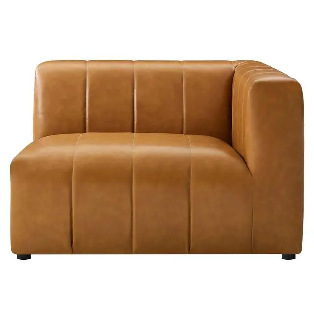 Alt view image 5 of 7 - Bartlett Vegan Leather 4-Piece Sectional Sofa Tan EEI-4519-TAN
