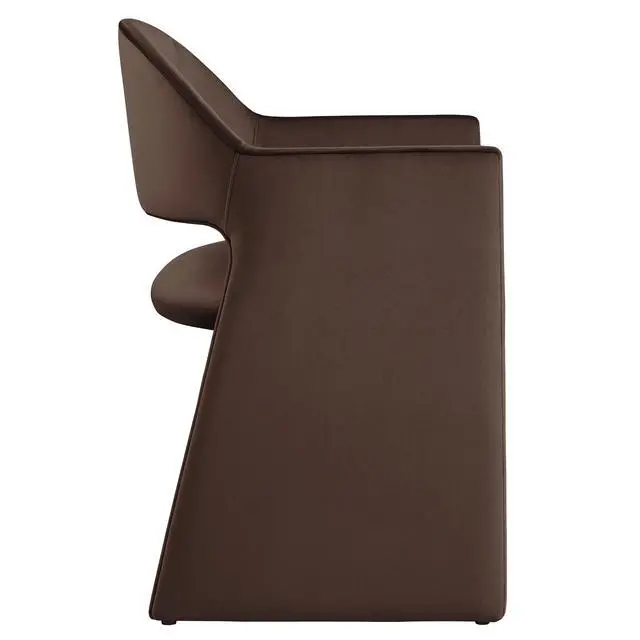 Alt view image 4 of 7 - Talia Performance Velvet Dining Armchair by Modway
