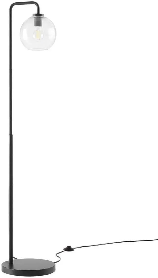 Alt view image 7 of 13 - Silo Glass Globe Glass and Metal Floor Lamp