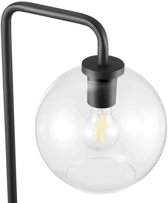 Alt view image 12 of 13 - Silo Glass Globe Glass and Metal Floor Lamp